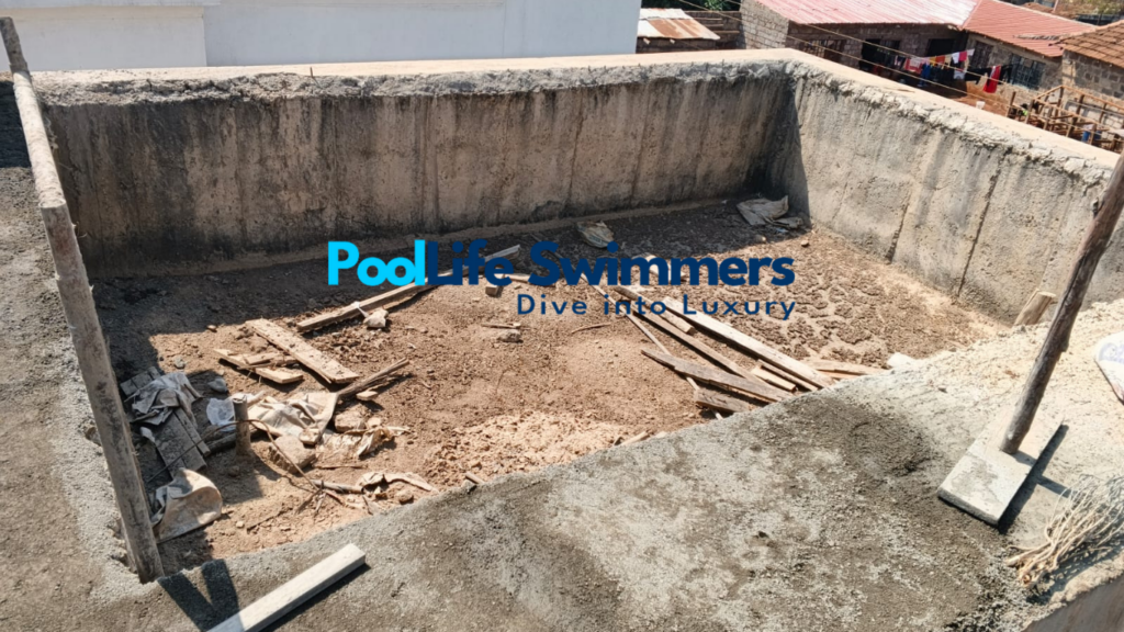 rooftopo swimming pool construction ongoing in thika 