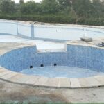 Swimming pool contractors in Kenya constructing a custom pool