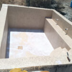 4x3m terrazzo-finished swimming pool built on a cliff in Ngong, Kenya