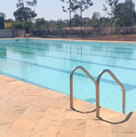 Semi-Olympic swimming pool built at Sayari School in Ruiru, Kenya